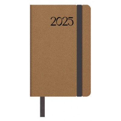 AGENDA 2025 MANHATAN SEMANA VISTA BOLSILLO 8,5 X 13 CM COLOR CAMEL DOHE 12872 - 25 (Espera 4 dias)